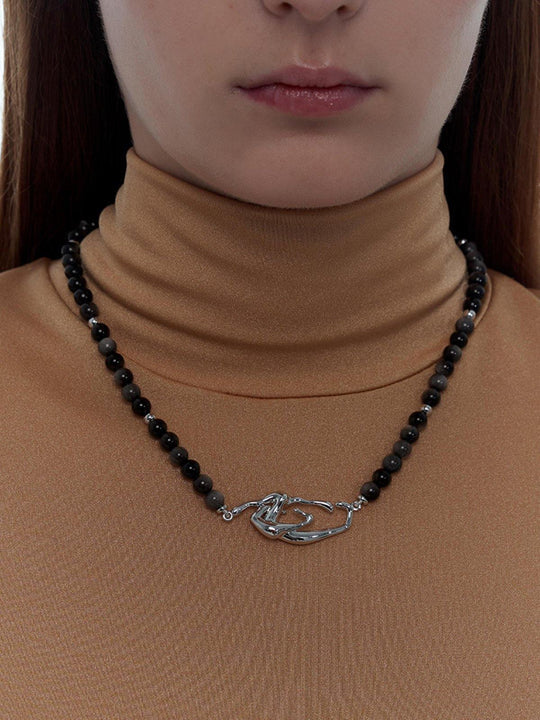 Obsidian Relic Necklace