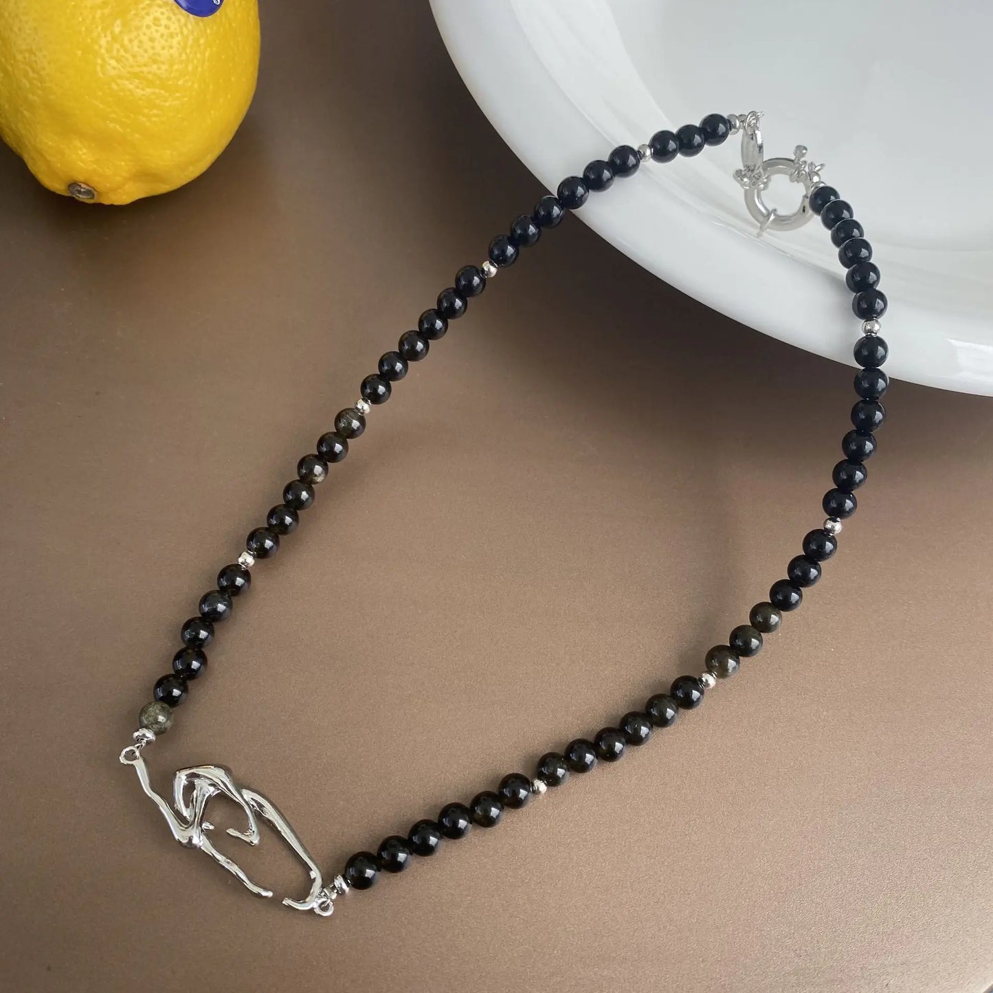 Obsidian Relic Necklace